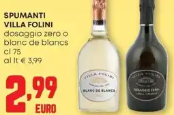 Pam Spumanti villa folini dosaggio zero o blanc de blancs offerta
