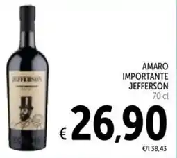 Spazio Conad Amaro importante JEFFERSON offerta