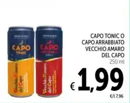 Spazio Conad Capo tonic o capo arrabbiato vecchio AMARO DEL CAPO offerta