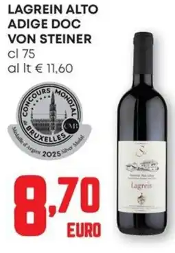 Pam Lagrein alto adige doc von steiner offerta