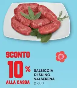 Pam Salsiccia di suino valserena offerta