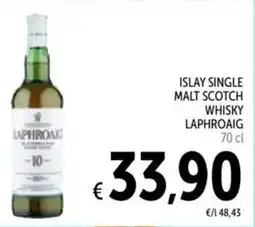 Spazio Conad Islay single malt scotch whisky WHISKY LAPHROAIG offerta