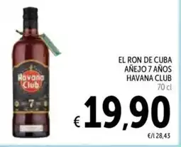 Spazio Conad El ron de cuba añejo 7 años HAVANA CLUB offerta