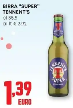 Pam Birra "super" tennent's offerta