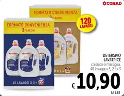 Spazio Conad Detersivo lavatrice classico o marsiglia offerta