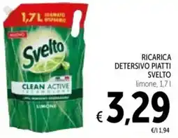 Spazio Conad Ricarica detersivo piatti SVELTO limone offerta