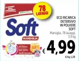 Spazio Conad Eco ricarica detersivo in polvere SOFT offerta
