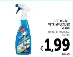Spazio Conad Detergente vetri&multiuso VETRIL offerta