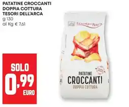 Pam Patatine croccanti doppia cottura TESORI DELL'ARCA offerta