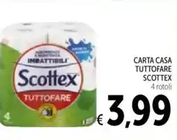 Spazio Conad Carta casa tuttofare SCOTTEX 4 rotoli offerta