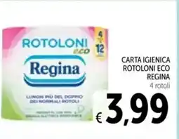 Spazio Conad Carta igienica rotoloni eco REGINA offerta