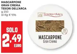 Pam Mascarpone gran crema TESORI DELL'ARCA offerta