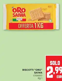Pam Biscotti "oro" saiwa classici offerta