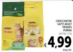Spazio Conad Croccantini gatti adult friskies PURINA offerta