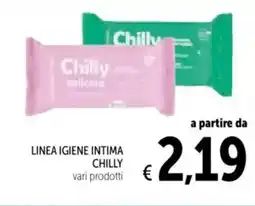 Spazio Conad Linea igiene intima CHILLY offerta