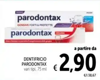 Spazio Conad Dentifricio PARODONTAX offerta