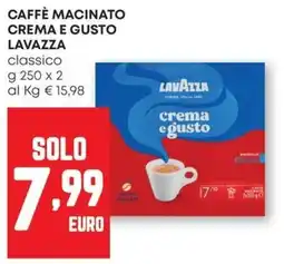 Pam Caffè macinato crema e gusto lavazza classico offerta