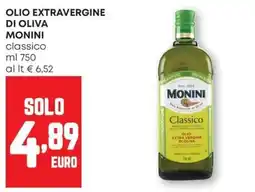 Pam Olio extravergine di oliva monini classico offerta