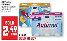 Pam Actimel danone offerta