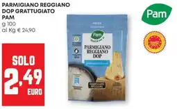 Pam Parmigiano reggiano dop grattugiato PAM offerta
