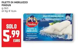 Pam Filetti di merluzzo FINDUS offerta