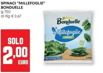 Pam Spinaci "millefoglie" BONDUELLE offerta