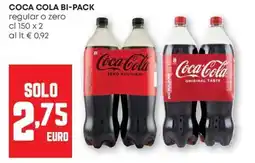 Pam Coca cola bi-pack regular o zero offerta