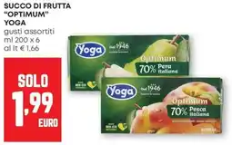 Pam Succo di frutta "optimum" YOGA offerta