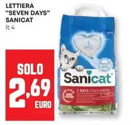 Pam Lettiera "seven days" SANICAT offerta