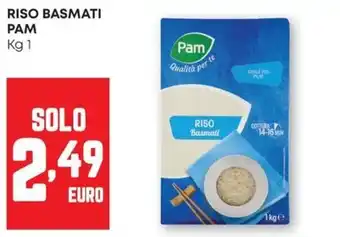 Pam Riso basmati PAM offerta