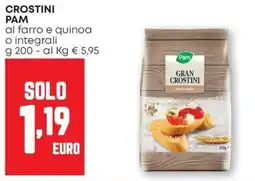 Pam Crostini pam al farro e quinoa o integrali offerta