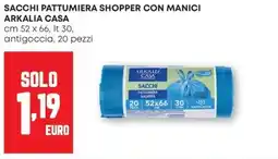 Pam Sacchi pattumiera shopper con manici ARKALIA CASA offerta
