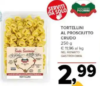 Todis Tortellini al prosciutto crudo offerta