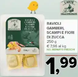 Todis Ravioli gamberi, scampi e fiori di zucca offerta