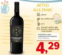 Todis Montepulciano d'abruzzo dop riserva offerta