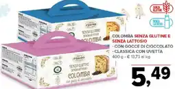 Todis Colomba senza glutine e senza lattosio offerta