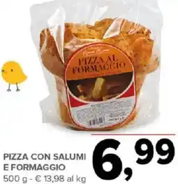 Todis Pizza con salumi e formaggio offerta