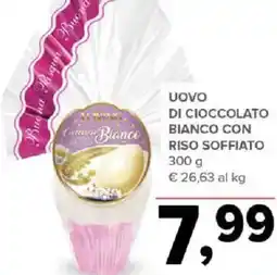 Todis Uovo di cioccolato bianco con riso soffiato offerta