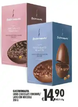 Deco Supermercati Gastronauta uovo cioccolato fondente/ latte con nocciole offerta