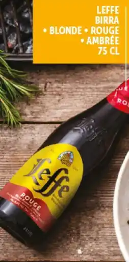 Deco Superfreddo Leffe birra blonde rouge ambrée offerta