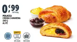 Deco Superfreddo Polacca crema e amarena offerta