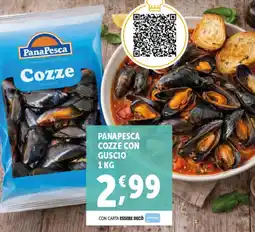 Deco Superfreddo Panapesca cozze con guscio offerta