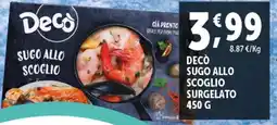 Deco Superfreddo Decò sugo allo scoglio surgelato offerta