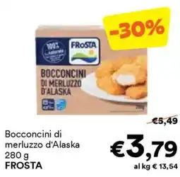 Unes Bocconcini di merluzzo d'Alaska FROSTA offerta