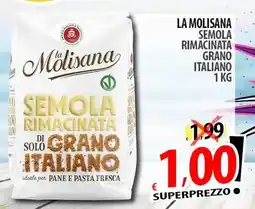 Il Genio Supermercato La molisana semola rimacinata grano italiano offerta