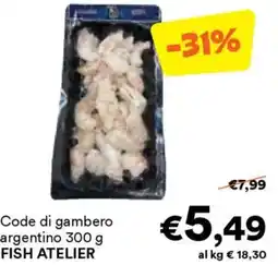 Unes Code di gambero argentino FISH ATELIER offerta