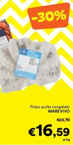 Unes Polpo pulito congelato MAREVIVO offerta