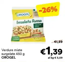 Unes Verdure miste surgelate OROGEL offerta