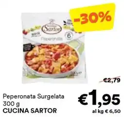 Unes Peperonata Surgelata CUCINA SARTOR offerta