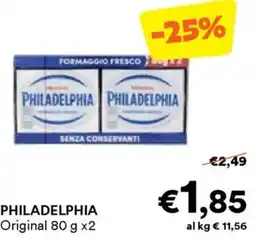 Unes PHILADELPHIA Original offerta